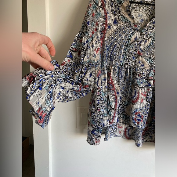 Zara Flowy Paisley blouse - Picture 5 of 7
